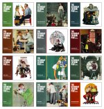 Saturday Evening Post Covers Wall Calendar-Window Ad #7539