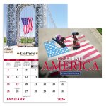 Celebrate America Wall Calendar-Window Ad #7569